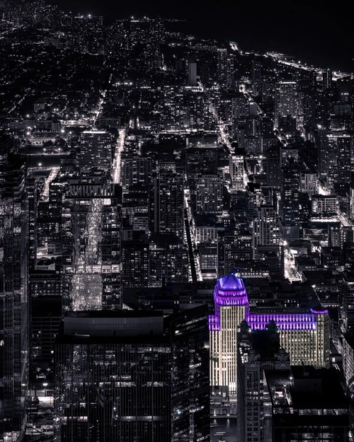 Merchandise Mart Building - Desde Willis Tower Skydeck Observatory, United States