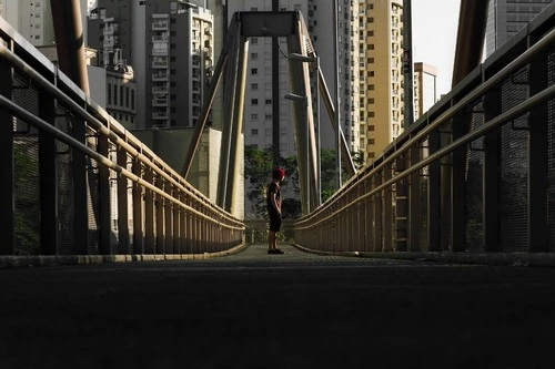 Autorretrato na ponte - Brazil