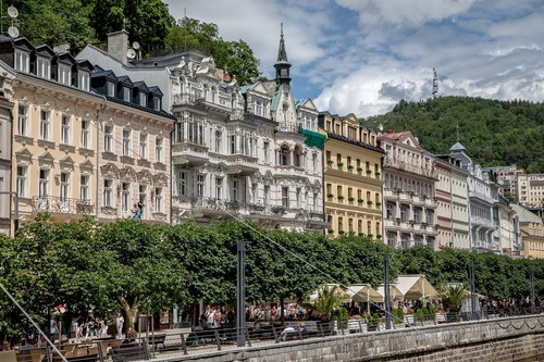 Karlsbad / Karlovy Vary - Desde Nová louka, Czechia