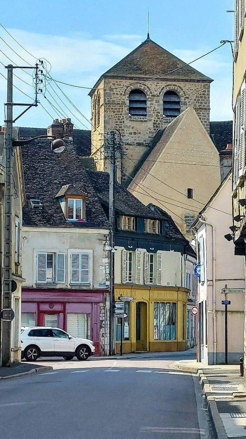 Provins - Desde Rue de Courloison, France