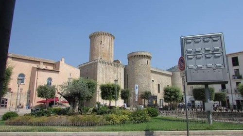 Castello Caetani di Fondi - From Piazza Unìtà D'Italia, Italy