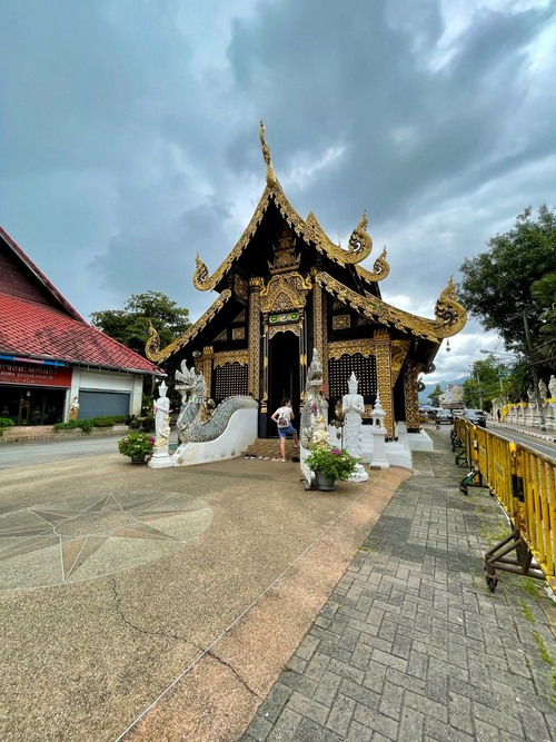 Wat Inthakhin Sadue Muang - From Entrance, Thailand