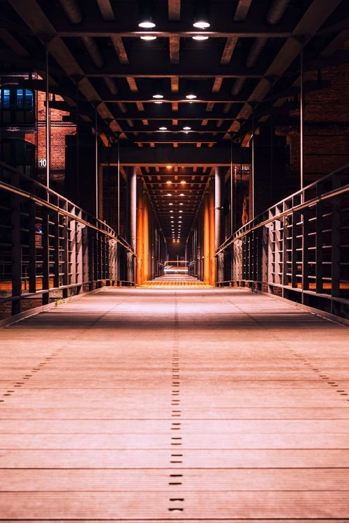 Unter der Kibbelstegbrücke - Desde Am Anfang der Brücke unten, Germany