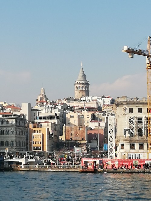 Galata Towers - From Ferry, Turkey