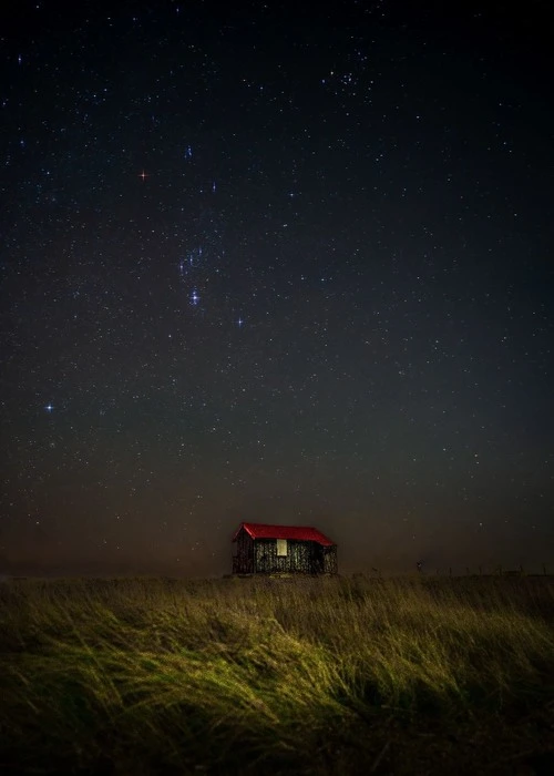 The Red Roofed Hut Rye Harbour - Aus Rye Harbour Nature Reserve, United Kingdom