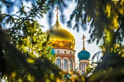 Успенский собор - Desde Омск, Russia