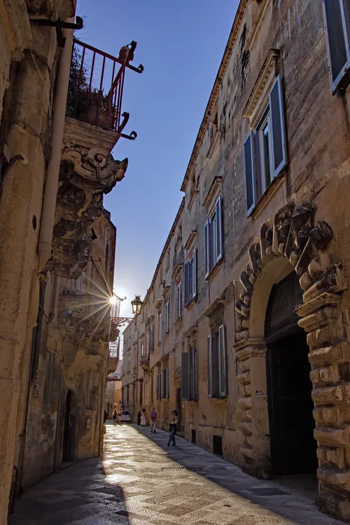 Lecce - Aus Via del Palazzo dei Conti di Lecce, Italy