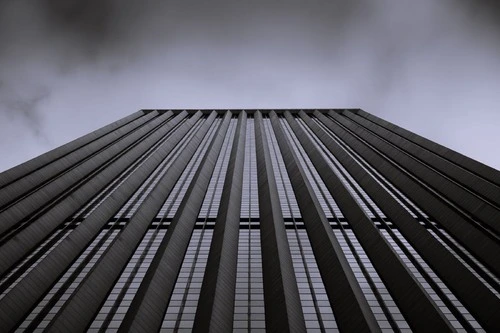 AON Center Building - From East side lookup, United States