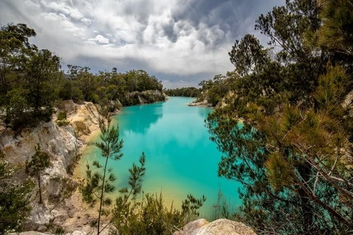 Little Blue Lake - From Lakeshore (West), Australia