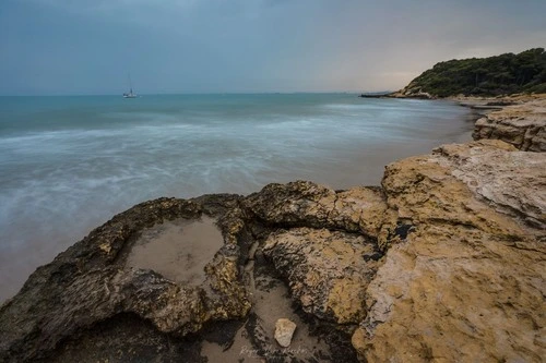 Playa de la Roca Plana - Desde Beach, Spain