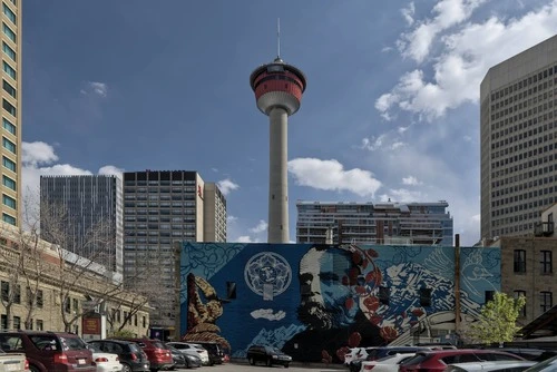 Calgary Tower - Desde 7 Ave SW, Canada