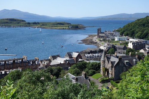 Oban Bay - Dari McCaig's Tower Hill, United Kingdom