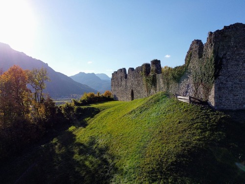 Plainburg - Desde Drone, Austria