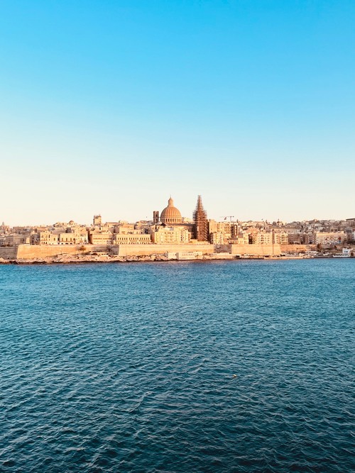 Valletta Skyline - From Belvedere Point at Tigné Bridge, Malta