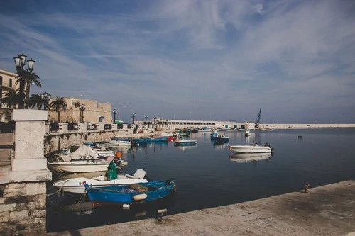 Bari's Port - 从 Lungomare Imperatore Augusto, Italy