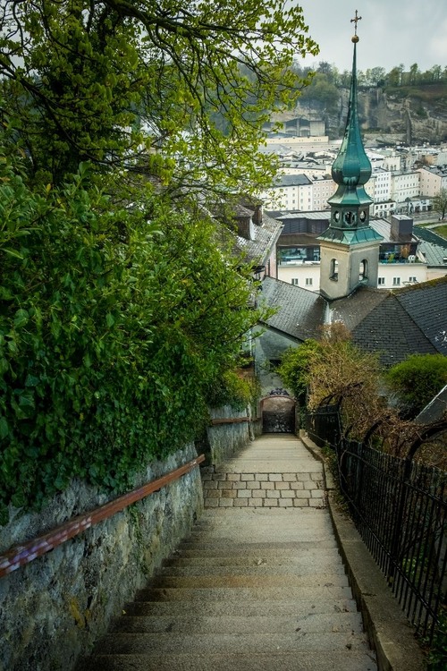 St. Johannes am Imberg - Des de Sitzbank an der Stiege, Austria