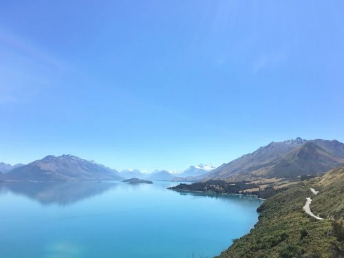 Lake Wakatipu - Desde Bennetts Bluff Lookout, New Zealand