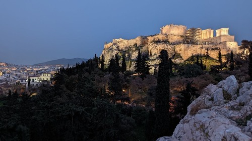 Acropolis of Athens - Des de Areopagus Hill, Greece