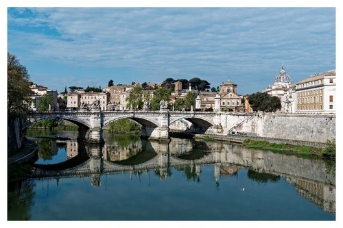 Pont Vittorio Emmanuele II - Desde Pont Saint-Ange, Italy