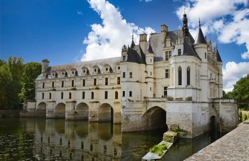 Château de Chenonceau - Aus Jardin de Diane de Poitiers, France