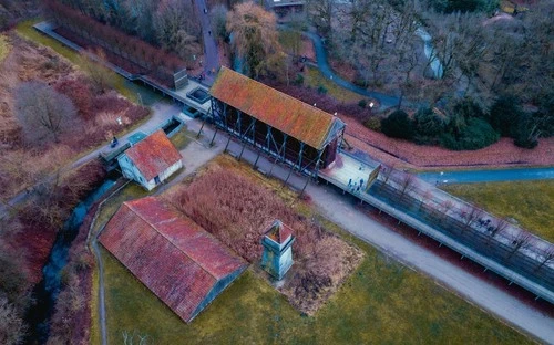 Saline Gottesgabe - Aus Drone, Germany