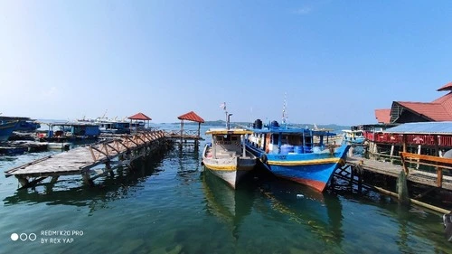 Small Port - Desde Esplanade Kudat, Malaysia