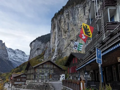 Staubbachfall Waterfall - Aus Beim alten Schulhaus, Switzerland