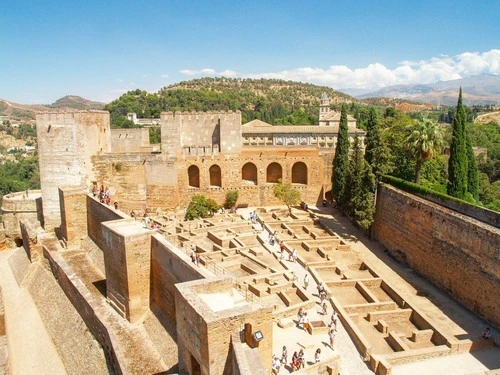 Adarves Garden - From Torre de la Vela, Spain