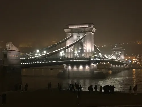 Széchenyi Chain Bridge - From Stephen Széchenyi Square, Hungary