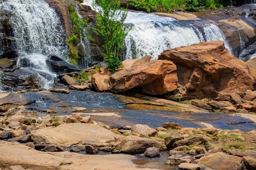 Reedy River Falls - From River, United States