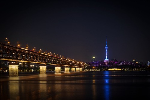 Wuhan Yangtze River Bridge - Desde Observation deck, China