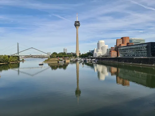 Rhine Tower - From Aussichtspunkt Rheinturm, Germany