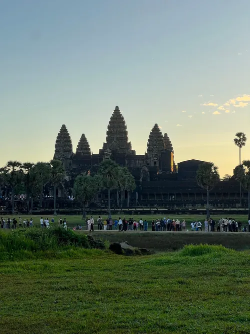 Angkor Wat - Desde Southern Library, Cambodia