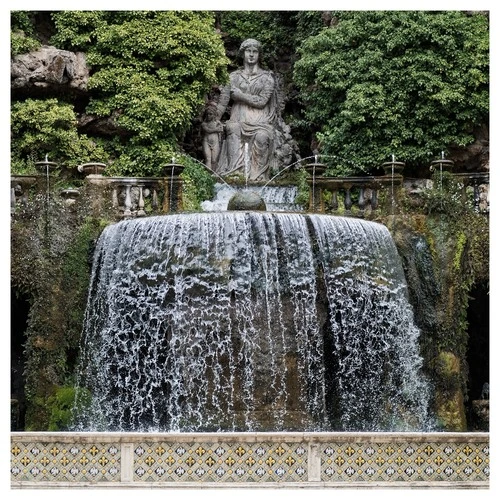 Fontana del'Ovato - From Jardin de la villa d'Este, Italy