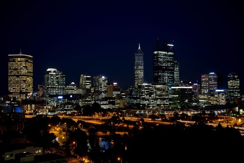 Perth Skyline - Dari Kings Park and Botanic Garden, Australia