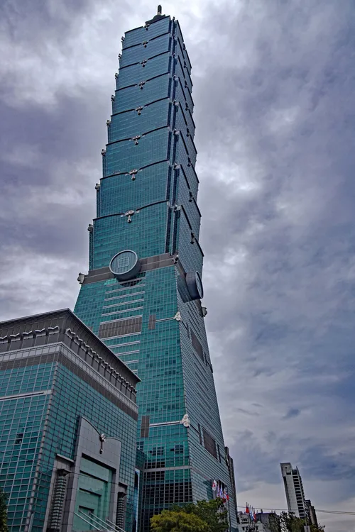 Taipei 101 Observatory - From Below, Taiwan