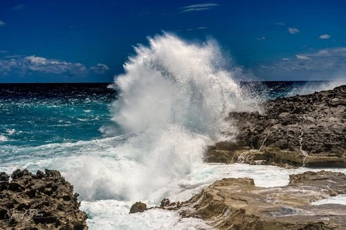 Queen's Baths - From The cliffs above the Baths, Bahamas