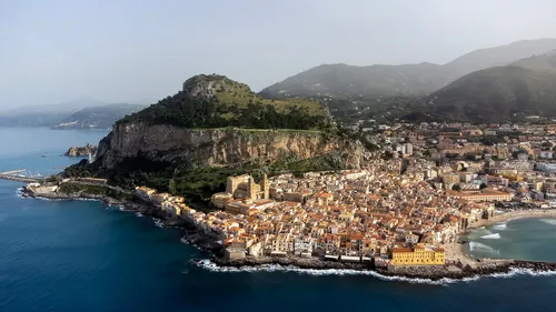 Cefalù - From Drone, Italy