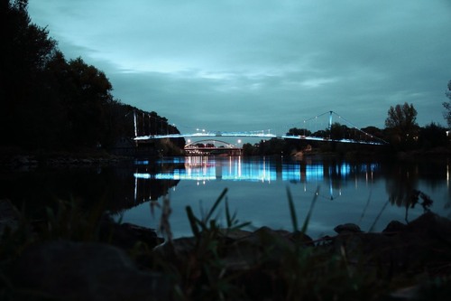 Glacisbrücke Minden - Des de Weserpromenade, Germany