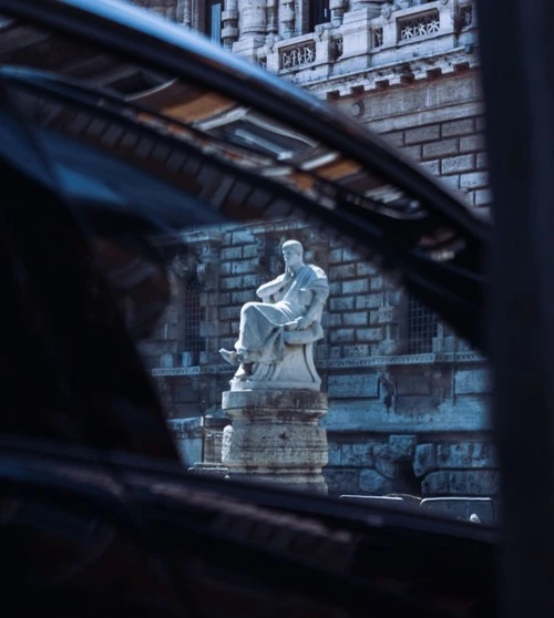 Corte di Cassazione - から Piazza dei Tribunali, Italy