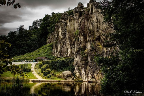 Externsteine - От Oberer Teich, Germany
