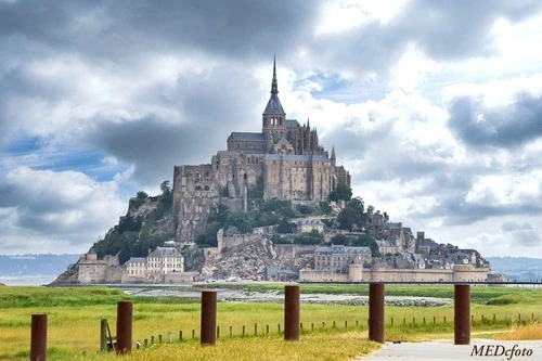 Mont St Michel - From Langs wandelpad, France