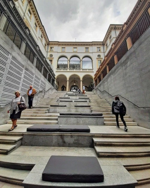 Gallerie d'italiano Torino - Aus Courtyard, Italy