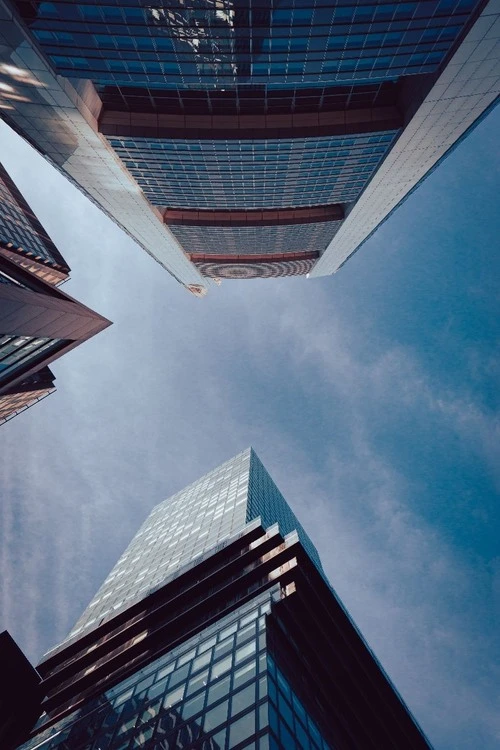 Frankfurt's business center - Desde Große Gallusstraße, Germany