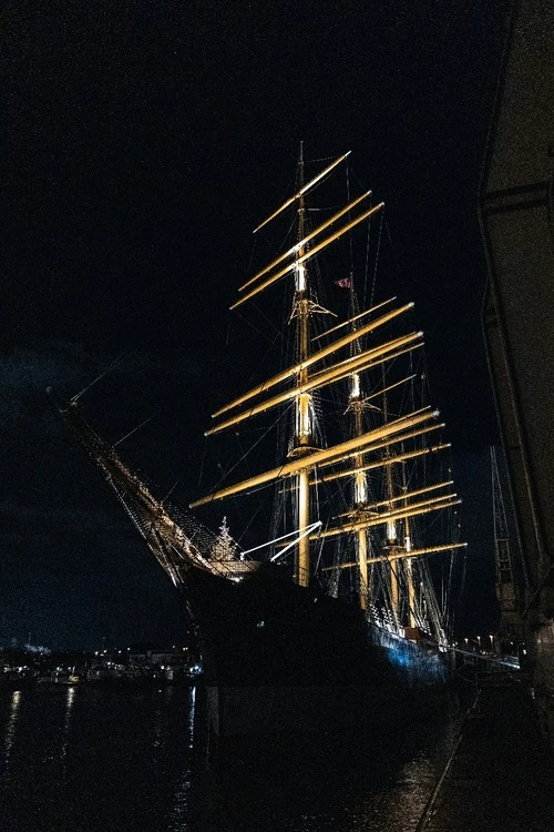 Four-Masted Barque PEKING Ship - Aus Hamburg Haven Museum, Germany