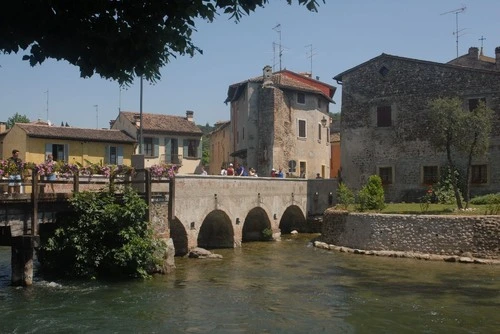 Borghetto Bridge - Aus Via Giotto, Italy