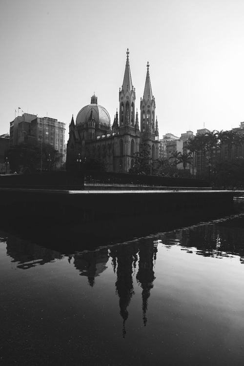 Catedral da Sé - 从 Centro Histórico de São Paulo, Brazil