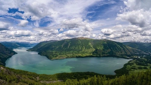 喀纳斯湖 - Ka Nasi Lake - Aus 观鱼台, China