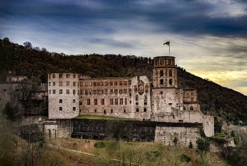 Heidelberg Palace - Desde Scheffelterrasse, Germany