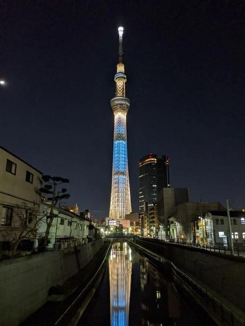 Skytree - From Jukken Bridge, Japan